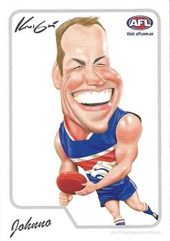2010 Select Herald Sun AFL - All Star Caricatures #NNO Brad Johnson Front